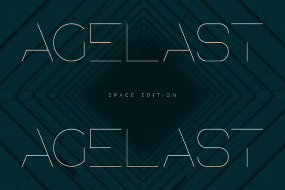 Agelast: A Futuristic Display Font for Modern Web Design