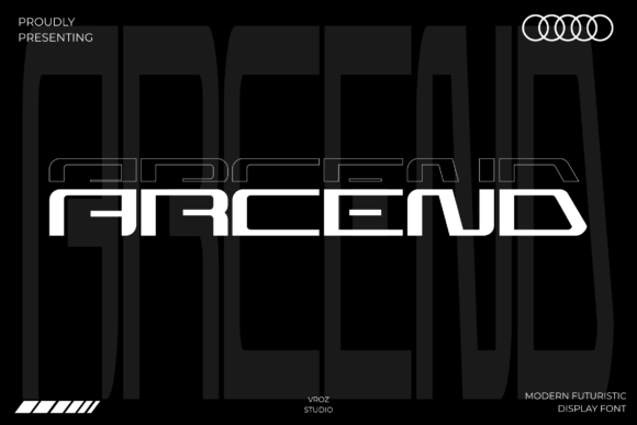 Arcend: A Modern Display Font for Editorial Clarity