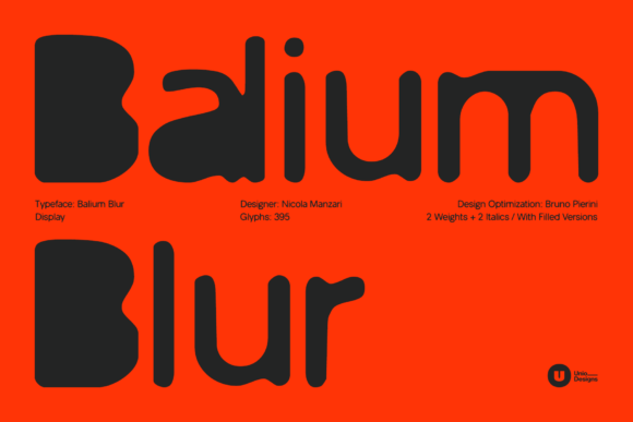 Balium Blur: A Display Font with Quiet Intention