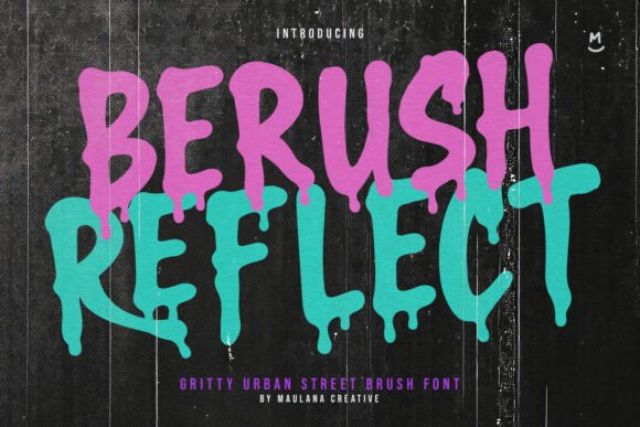 Berush Reflect: A Bold Display Font for Digital Impact
