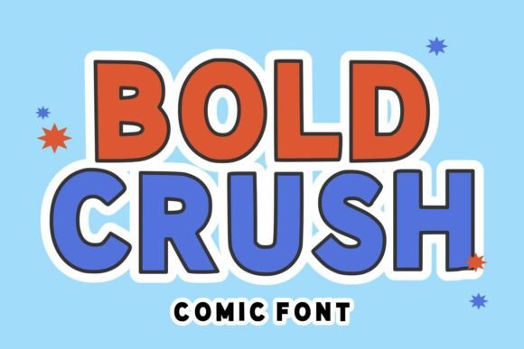 Bold Crush: A Playful Display Font for Handmade Labels & Printables
