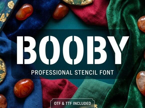 Booby: A Bold, Playful Display Font That Demands Attention