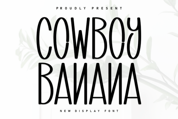 Cowboy Banana: A Handwritten Display Font for Warm Digital Branding