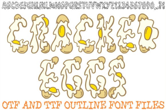 Cracked Egg: A Whimsical Display Font for Handmade Charm