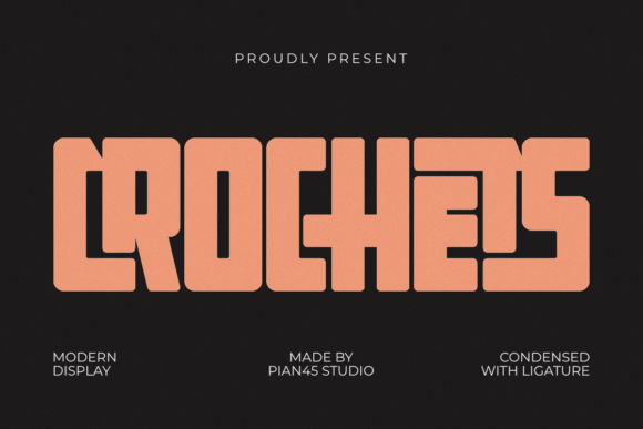 Crochets: A Display Font That Anchors Your Editorial Voice