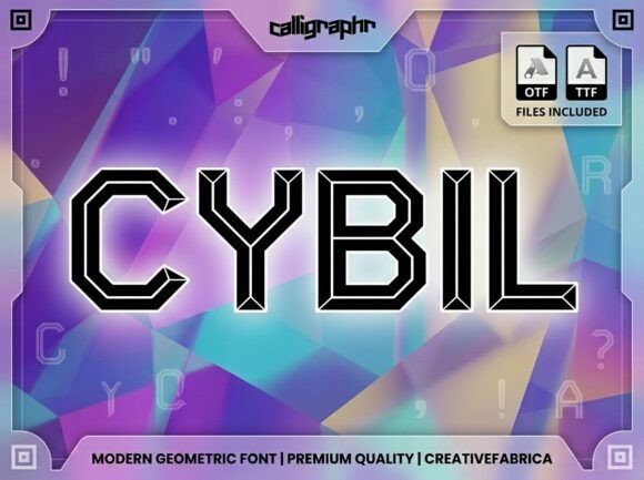 Cybil: A Modern Display Font for Editorial Precision