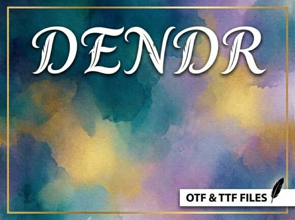 Dendr: A Bold Display Font for Scroll-Stopping Marketing