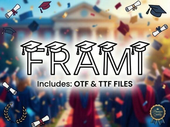 Frami: A Display Typeface That Makes Your Brand Feel Celebratory & Confident