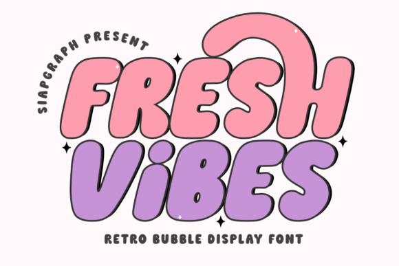 Fresh Vibes: A Playful Display Font That Cuts Through the Feed