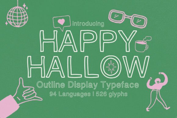 Happy Hallow: A Display Typeface That Cuts Through the Feed