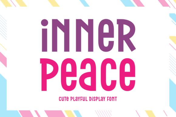 Inner Peace: A Display Font That Calms Your Brand’s Visual Noise