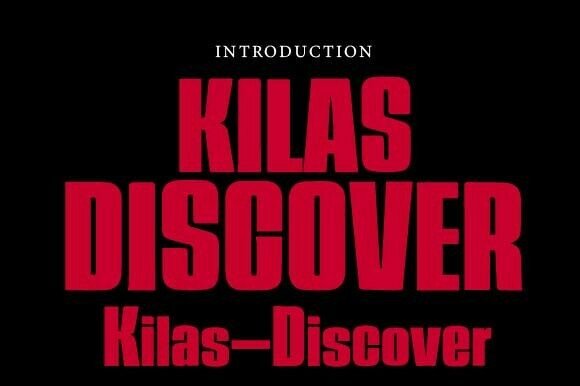 Kilas Discover: A Bold Display Font That Makes Your Brand Stand Out