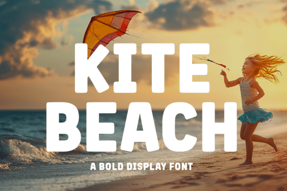 Kite Beach: A Cheerful Display Typeface for Digital Branding