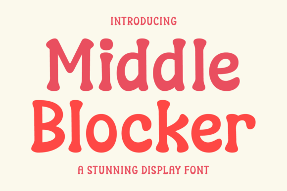 Middle Blocker: A Display Font That Commands Digital Space