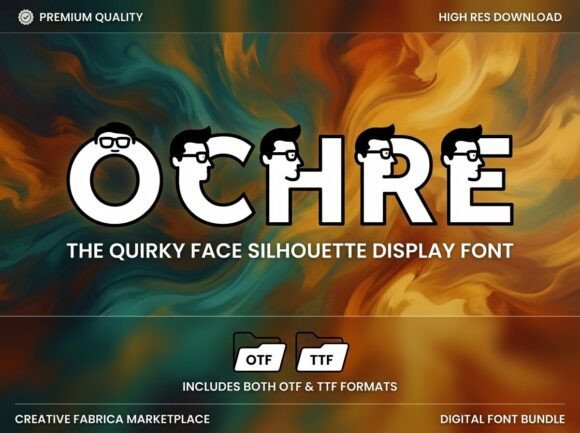 Ochre: A Display Typeface That Makes Your Brand Feel Thoughtful & Unforgettable