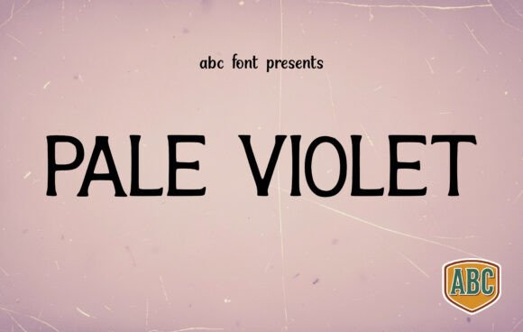 Pale Violet: A Display Font That Feels Like a Thoughtful Design Choice