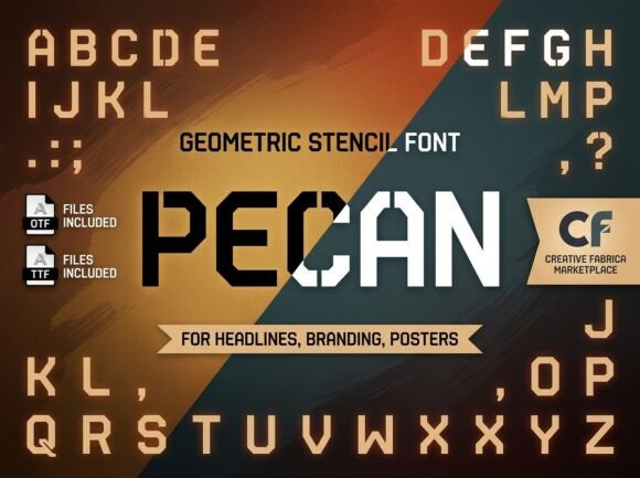 Pecan: A Standout Display Font for Campaign Headlines