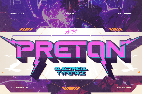 Preton: A Bold Display Font That Ignites Your Web Design