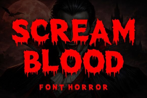 Scream Blood: A Spooky Display Font That Elevates Your Brand