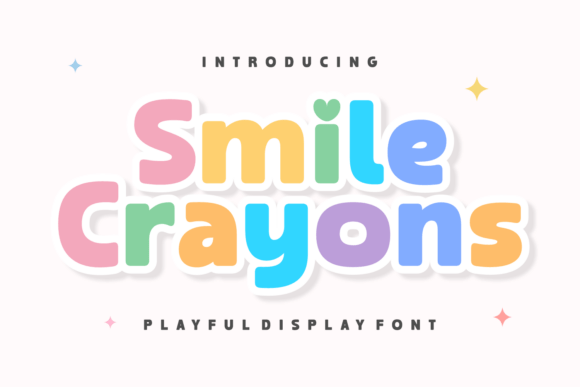 Smile Crayons: A Display Font That Makes Your Headlines Instantly Recognizable