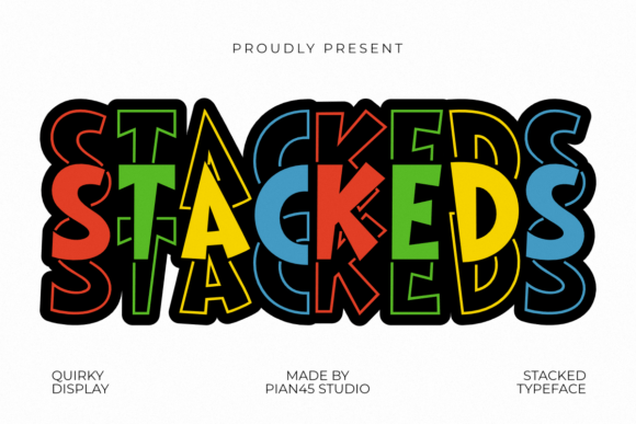 Stackeds: A Bold Display Font That Elevates Real Small Business Branding