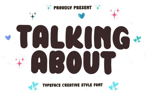 Talking About: A Festive Display Font for Handmade Joy