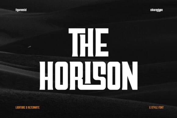 The Horison: A Display Font for Editorial Impact
