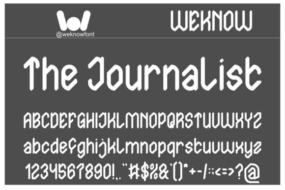 The Journalist: A Display Typeface That Sharpens Your Campaign Voice