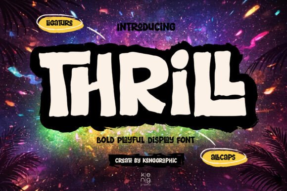 Thrill Display Font for Handmade Creators
