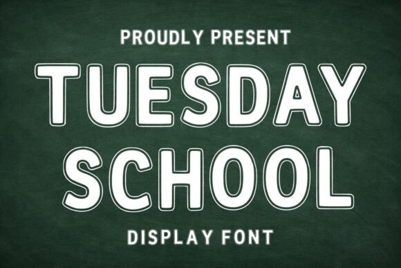 Tuesday School: A Display Font That Makes Your Brand Feel Like Home