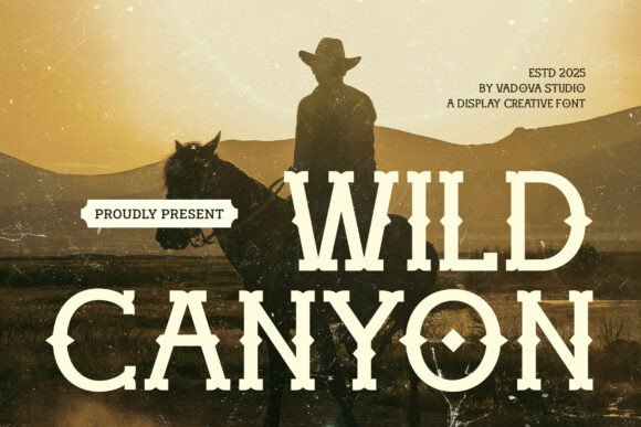 Wild Canyon: A Rugged Display Font That Cuts Through the Feed