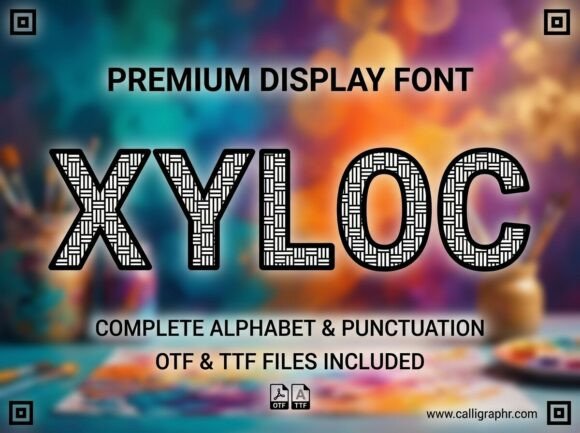 Xyloc: A Bold Display Typeface for Digital Brand Impact